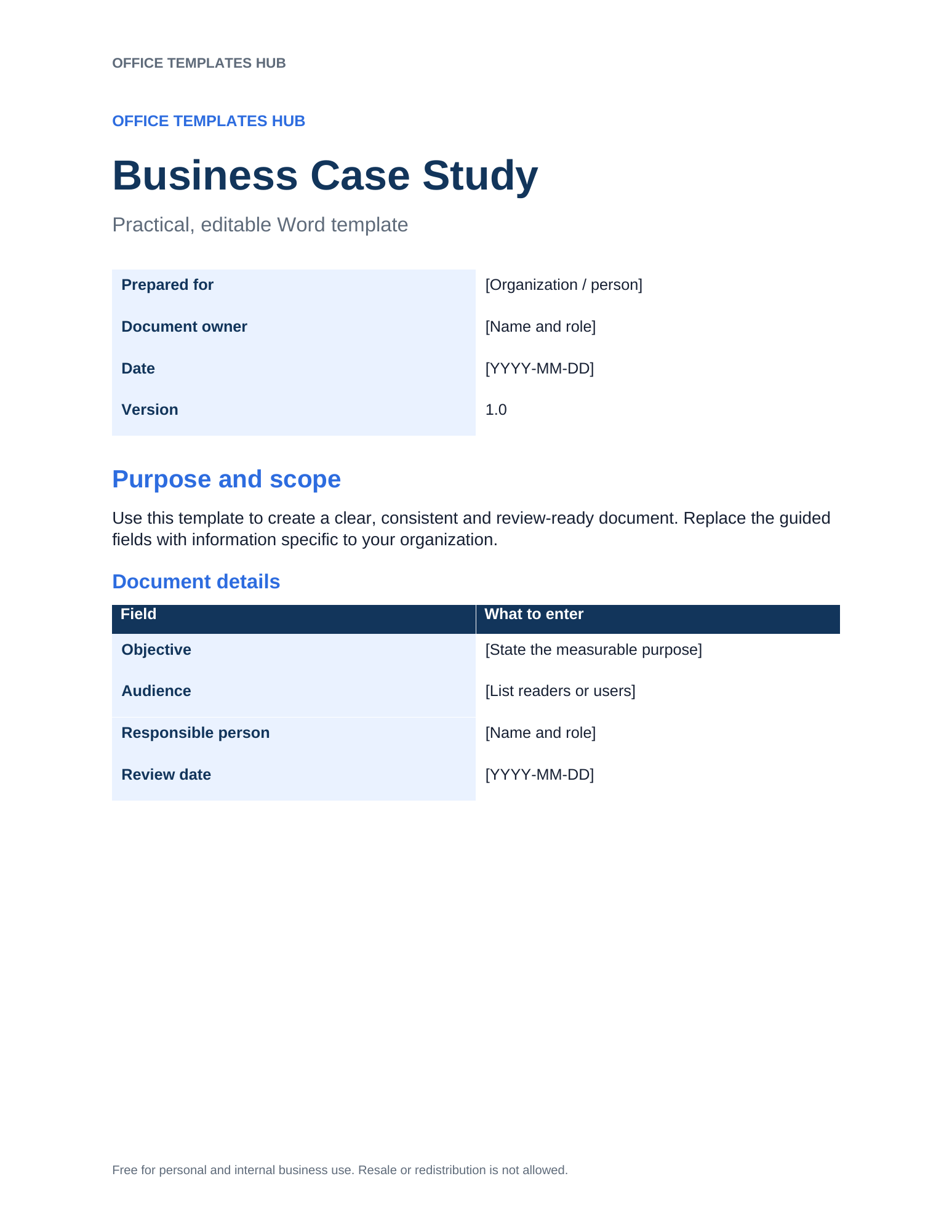 Business Case Study