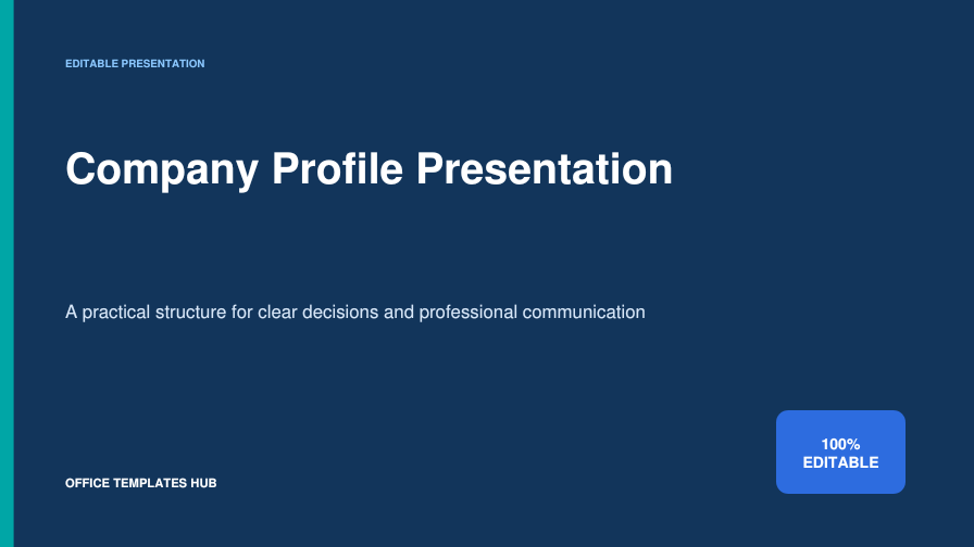 Company Profile Presentation