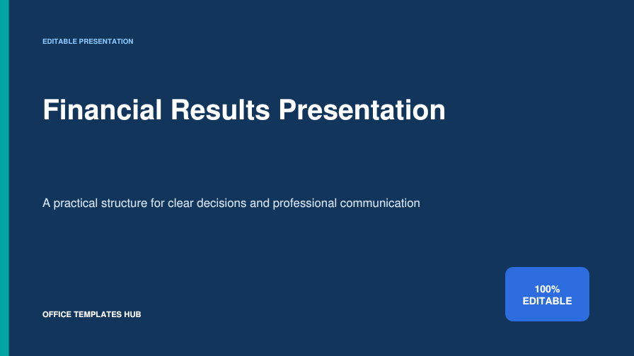 Financial Results Presentation