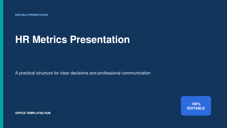 HR Metrics Presentation
