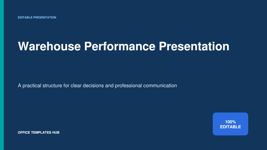 Warehouse Performance Presentation